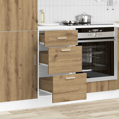 Armadio Inferiore “Lyon” Rovere Artigianale 40x46x81,5 cm - homemem39