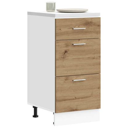 Armadio Inferiore “Lyon” Rovere Artigianale 40x46x81,5 cm - homemem39