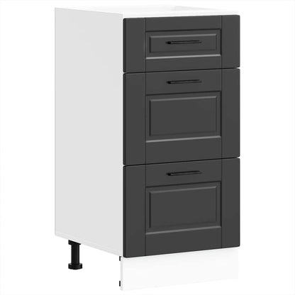 Base da Cucina Porto Nero in Legno Multistrato - homemem39