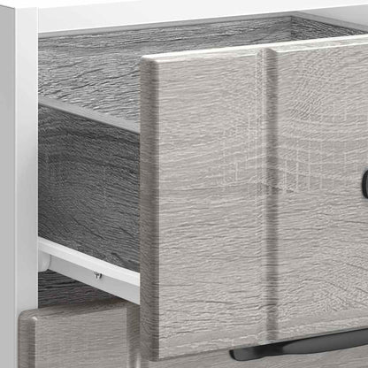 Base da Cucina Lucca Grigio Sonoma in Legno Multistrato | homemem39
