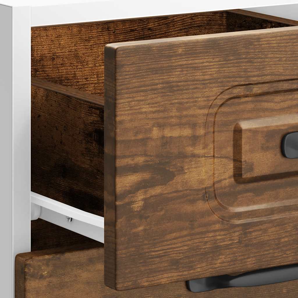 Base da Cucina Kalmar Rovere Fumo in Legno Multistrato - homemem39