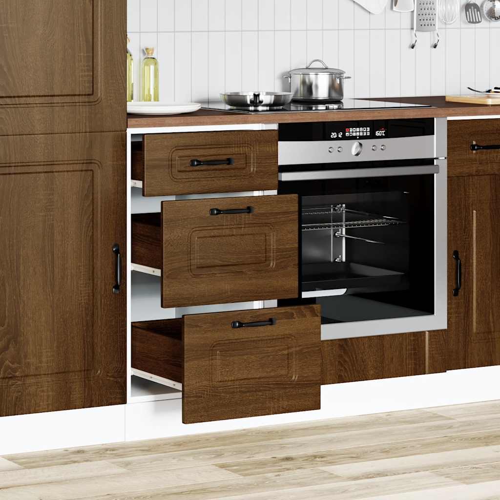 Base da Cucina Kalmar Rovere Marrone in Legno Multistrato | homemem39
