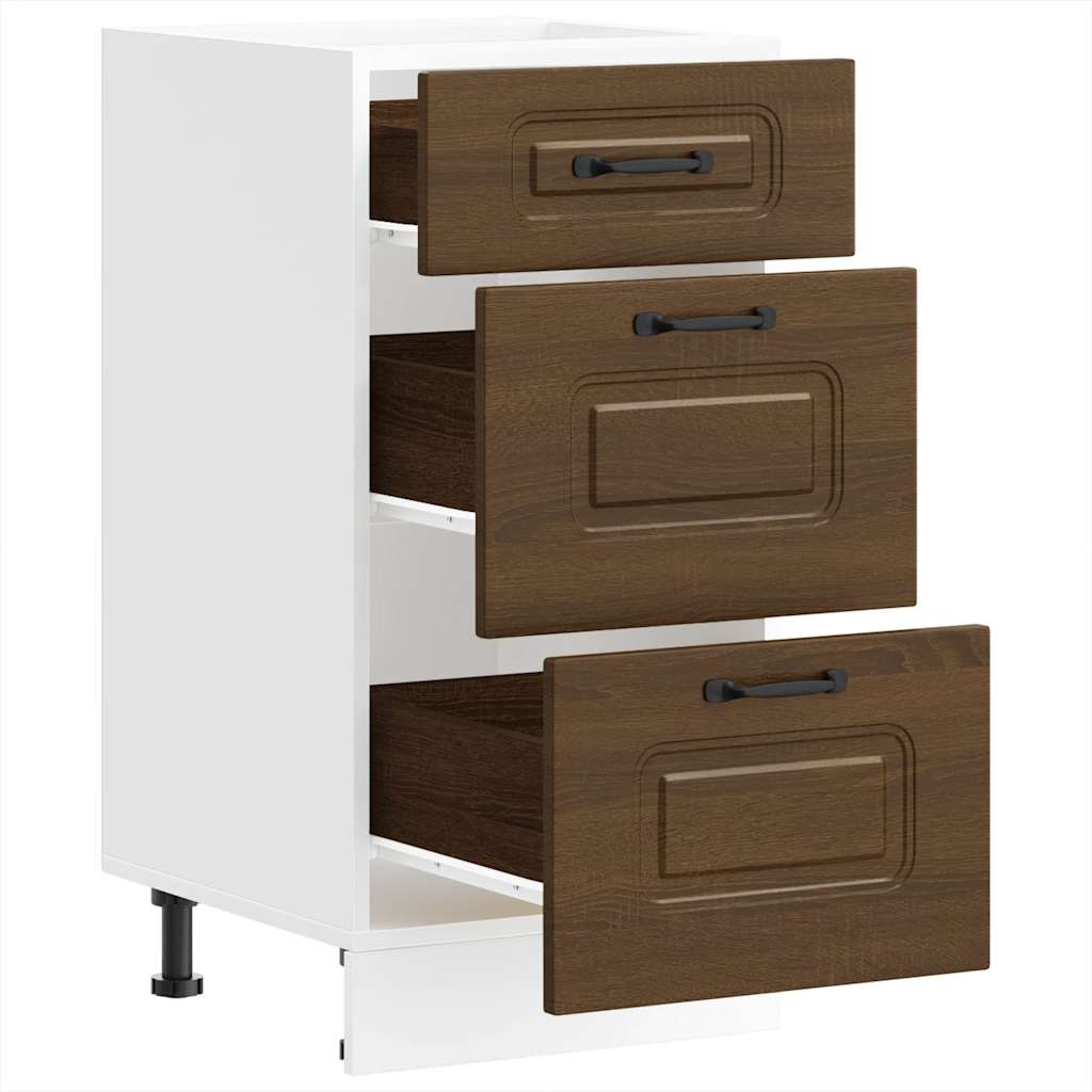 Base da Cucina Kalmar Rovere Marrone in Legno Multistrato | homemem39
