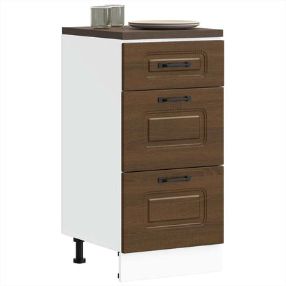 Base da Cucina Kalmar Rovere Marrone in Legno Multistrato | homemem39