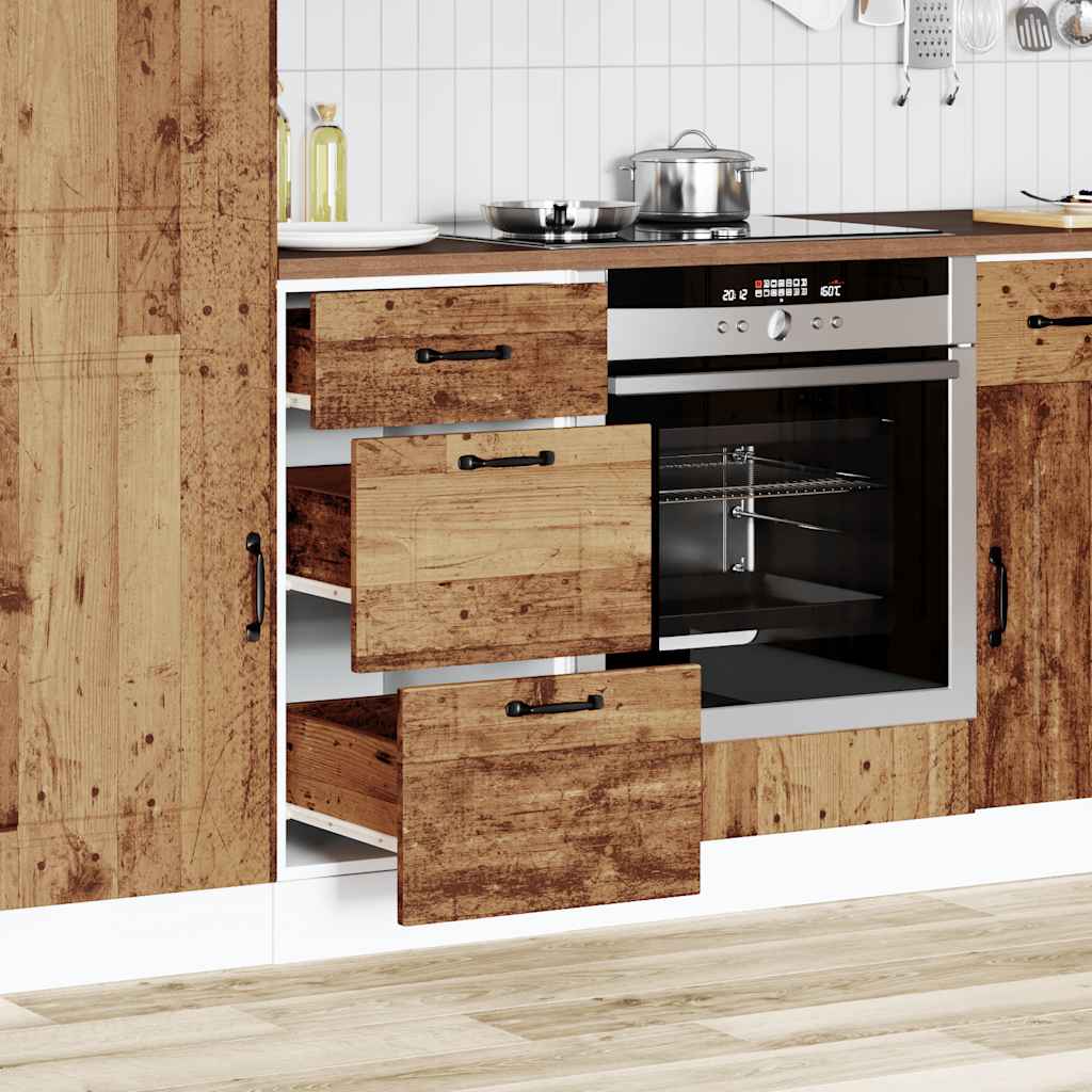 Base da Cucina Kalmar Legno Vecchio in Legno Multistrato - homemem39