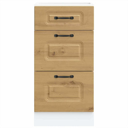 Base da Cucina Kalmar Rovere Artigianale in Legno Multistrato | homemem39