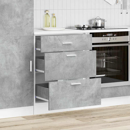 Base da Cucina “Lyon” Grigio Cemento in Legno Multistrato - homemem39
