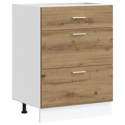Base da Cucina “Lyon” Rovere Artigianale Legno Multistrato - homemem39