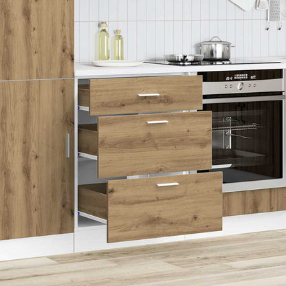 Base da Cucina “Lyon” Rovere Artigianale Legno Multistrato