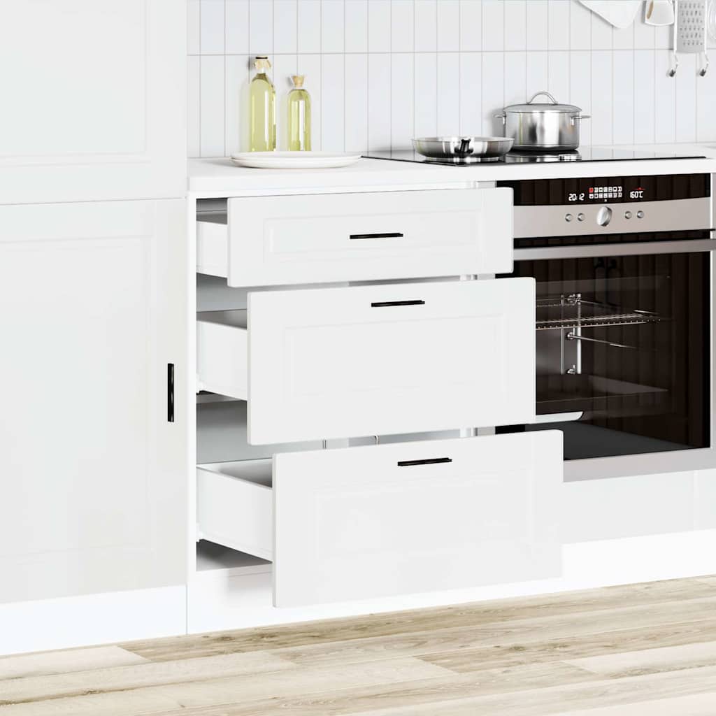 Base da Cucina Porto Bianco in Legno Multistrato - homemem39