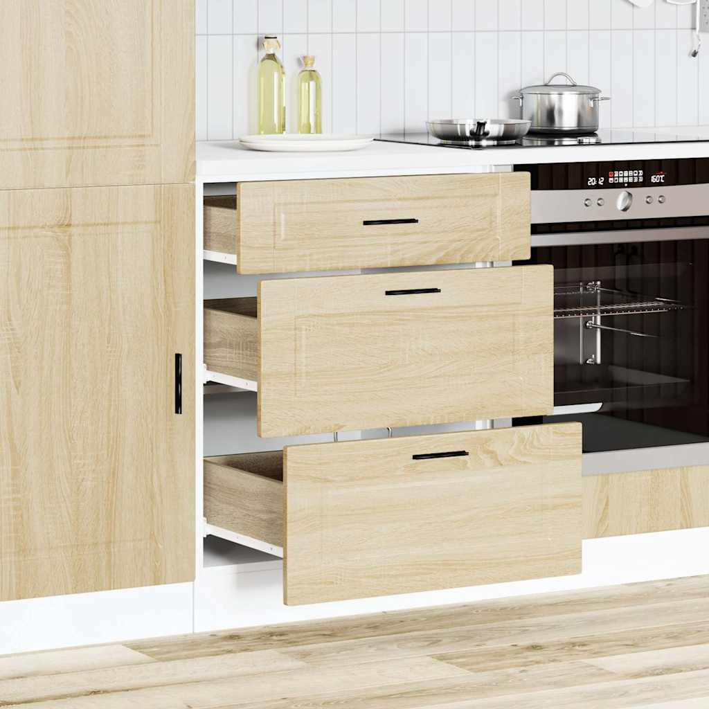 Base da Cucina Porto Rovere Sonoma in Legno Multistrato - homemem39