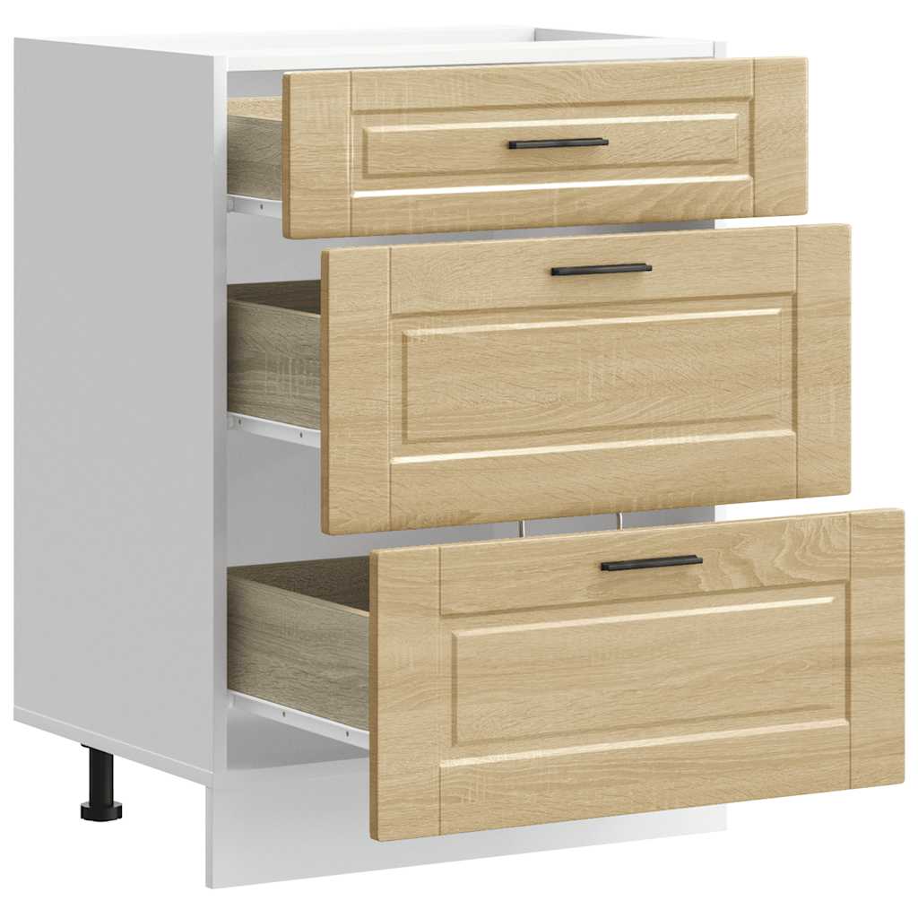 Base da Cucina Porto Rovere Sonoma in Legno Multistrato | homemem39