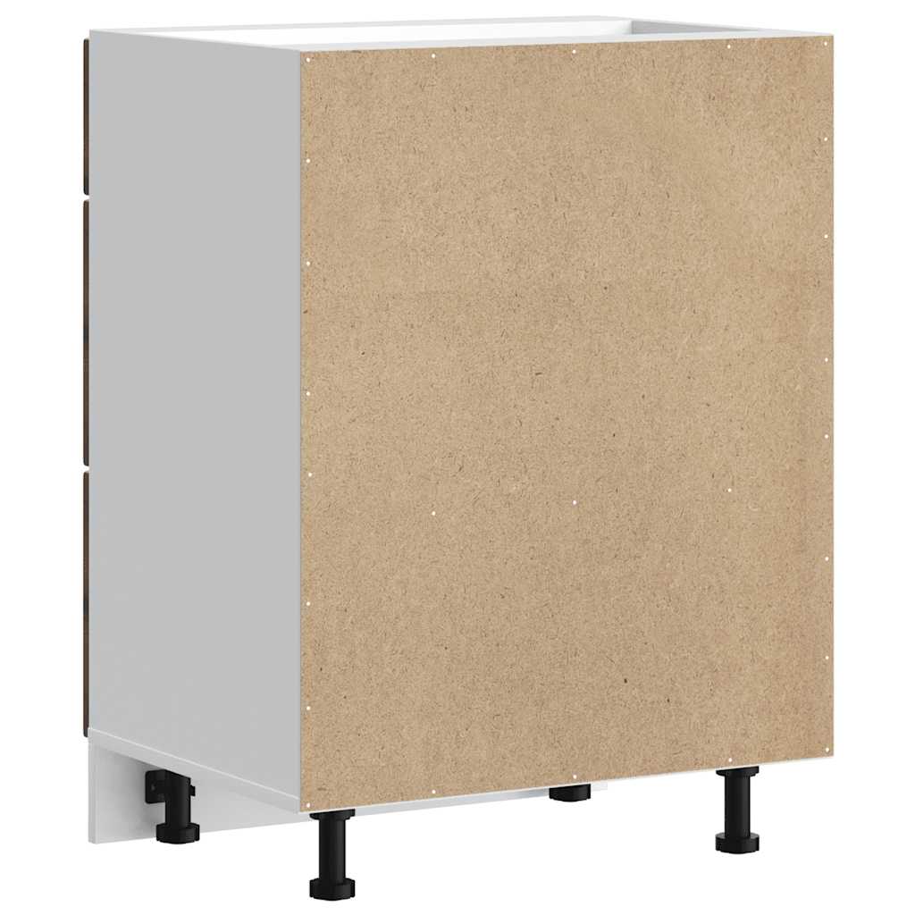 Base da Cucina Porto Rovere Fumo in Legno Multistrato | homemem39