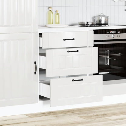 Base da Cucina Lucca Bianco Lucido in Legno Multistrato - homemem39