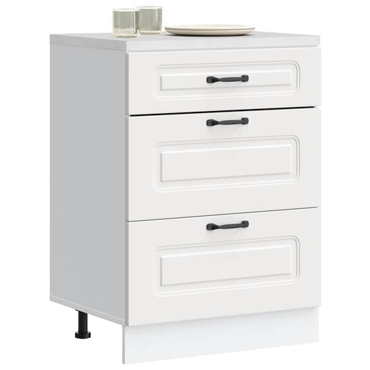 Base da Cucina Kalmar Bianco in Legno Multistrato - homemem39