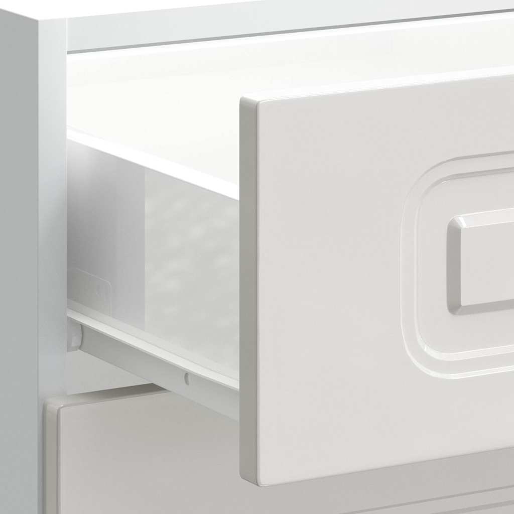 Base da Cucina Kalmar Bianco Lucido in Legno Multistrato - homemem39