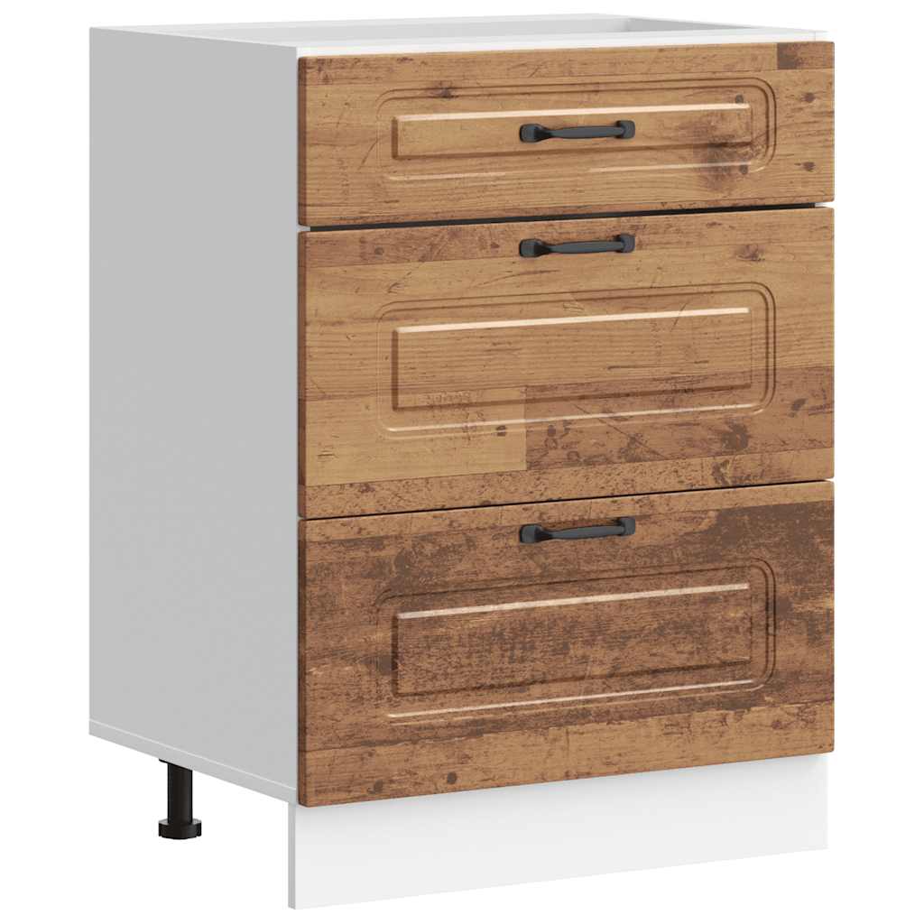 Base da Cucina Kalmar Legno Vecchio in Legno Multistrato - homemem39