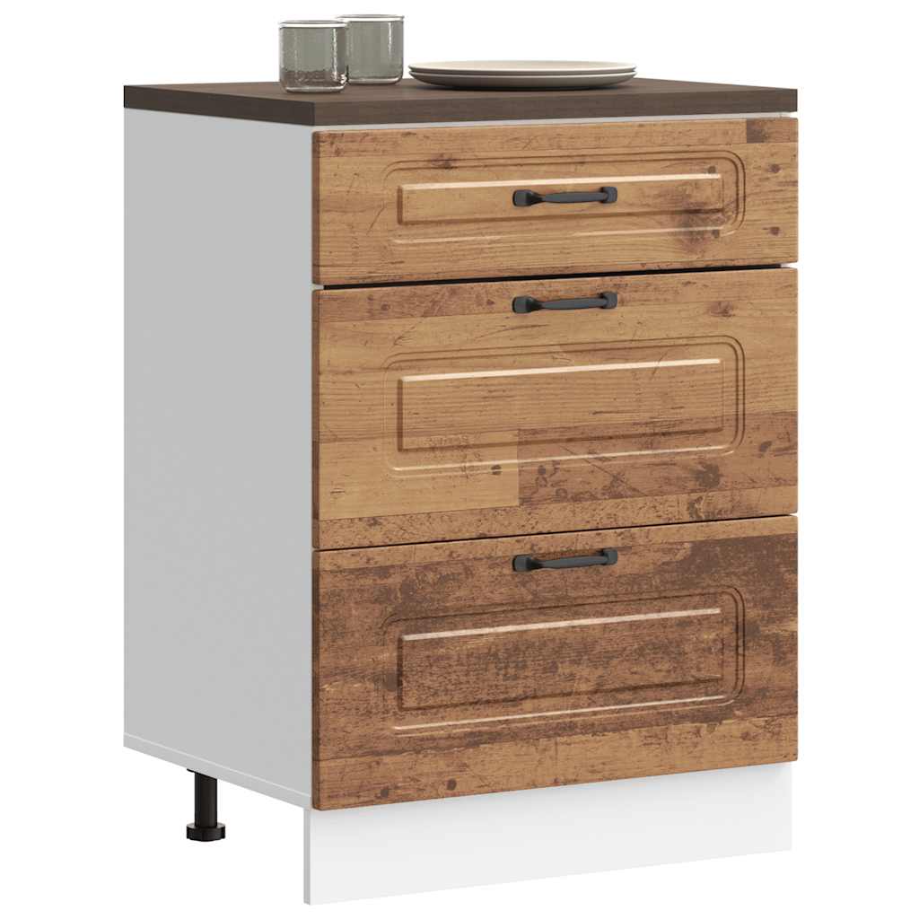 Base da Cucina Kalmar Legno Vecchio in Legno Multistrato - homemem39