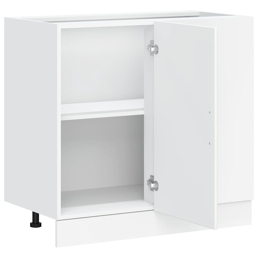 Mobile Base Lavello “Lyon” Bianco in Legno Multistrato | homemem39
