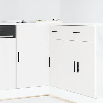 Mobile Base Lavello “Lyon” Bianco in Legno Multistrato | homemem39