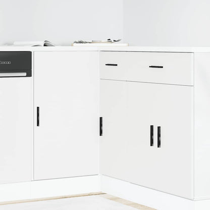 Mobile base da cucina “Lyon” Bianco in Legno Multistrato - homemem39