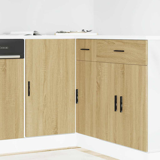 Mobile base da cucina “Lyon” Rovere Sonoma in Legno Multistrato - homemem39
