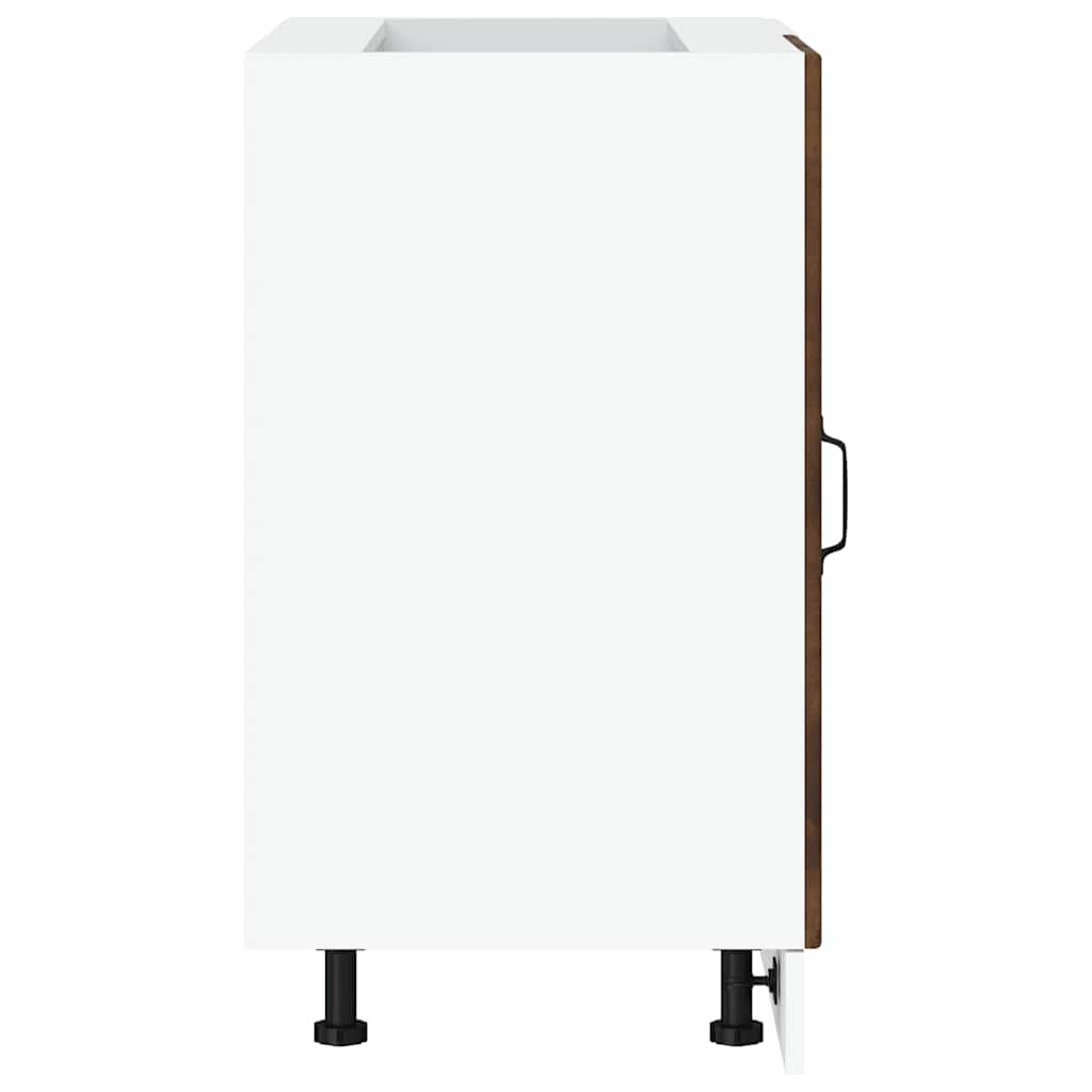 Mobile Base Lavello “Lyon” Rovere Fumo in Legno Multistrato | homemem39