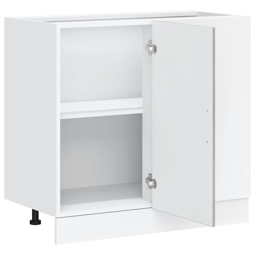 Mobile base da cucina “Lyon” Grigio Sonoma in Legno Multistrato - homemem39