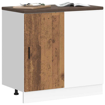 Mobile Base Lavello “Lyon” Legno Antico in Legno Multistrato
