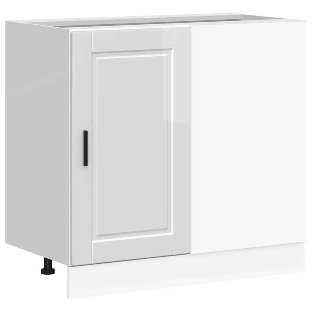 Base da Cucina Porto Bianco Lucido in Legno Multistrato - homemem39