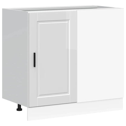 Base da Cucina Porto Bianco Lucido in Legno Multistrato - homemem39