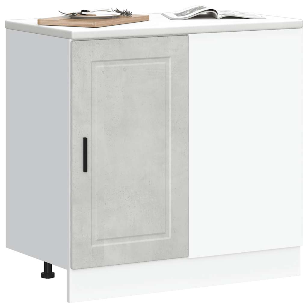 Base da Cucina Porto Grigio Cemento in Legno Multistrato - homemem39