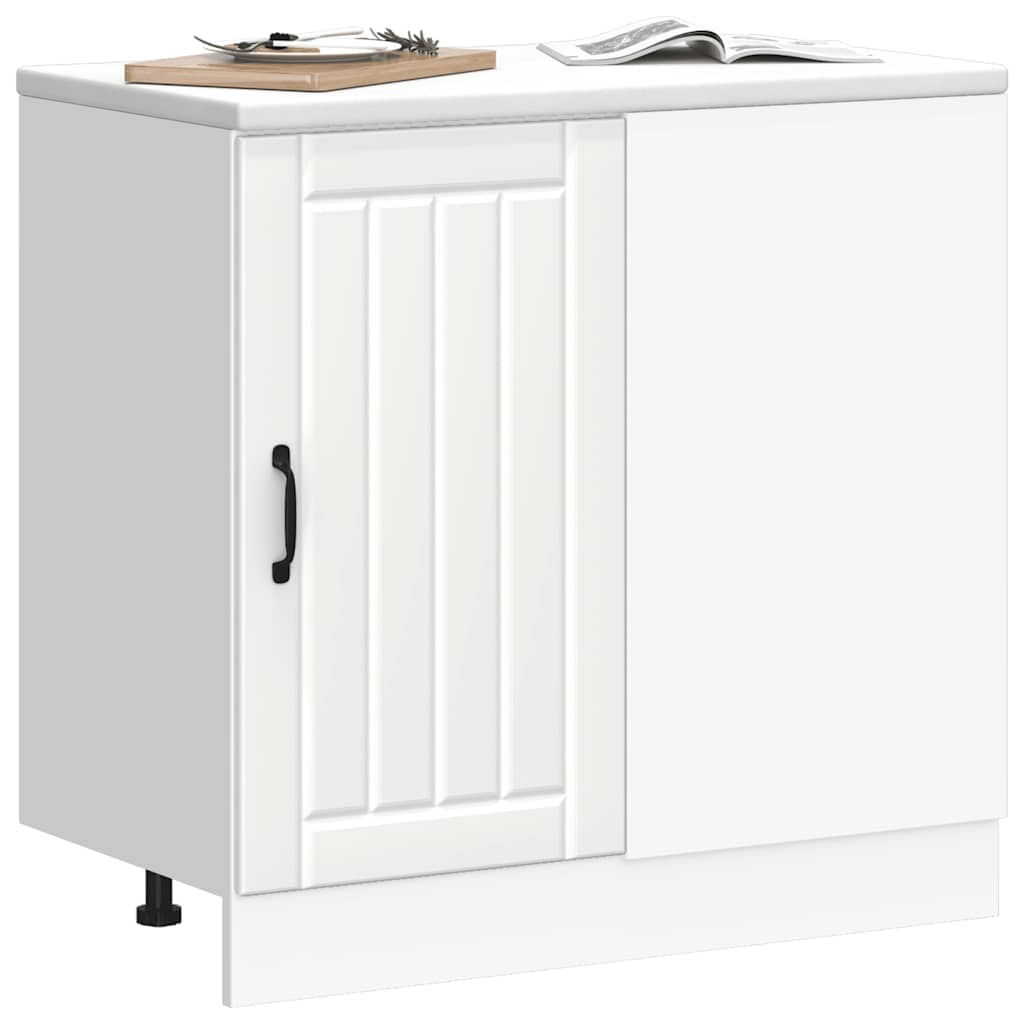 Mobile base da cucina Lucca Bianco in Legno Multistrato - homemem39