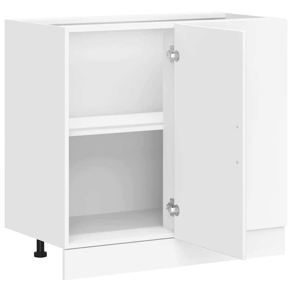 Mobile base da cucina Lucca Bianco in Legno Multistrato - homemem39