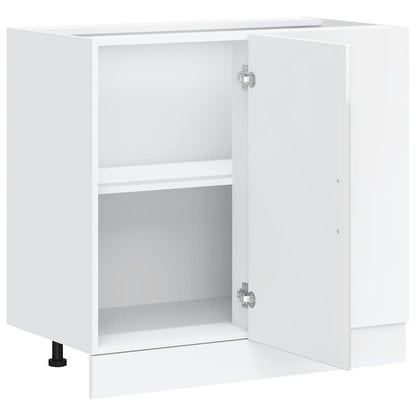 Mobile base da cucina Lucca Bianco Lucido in Legno Multistrato - homemem39