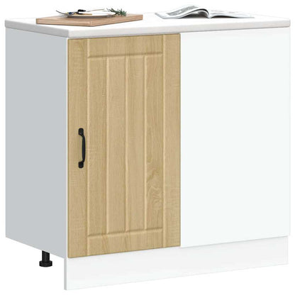 Mobile base da cucina Lucca Rovere Sonoma in Legno Multistrato - homemem39