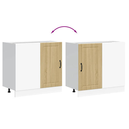 Mobile base da cucina Lucca Rovere Sonoma in Legno Multistrato | homemem39