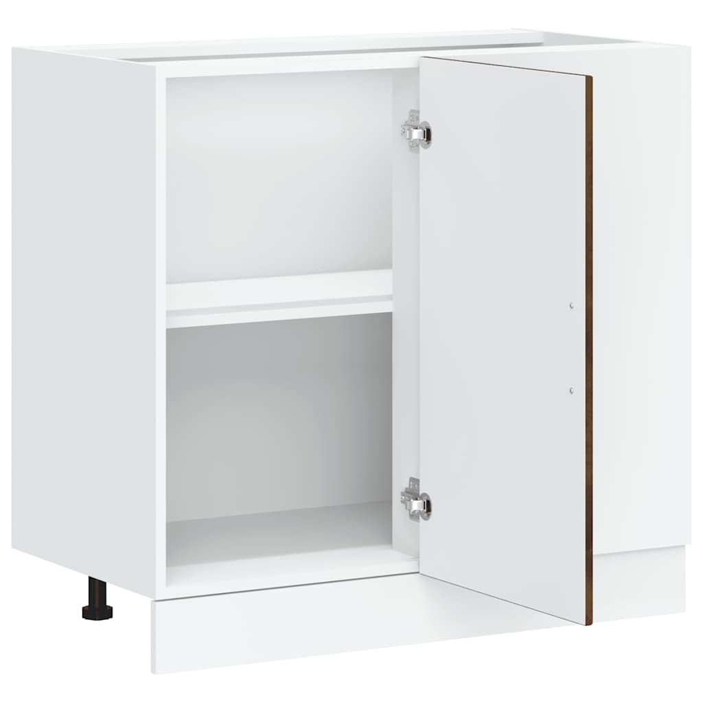 Mobile base da cucina Lucca Rovere Fumo in Legno Multistrato - homemem39