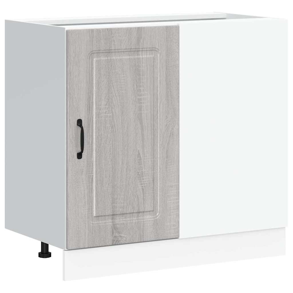 Base da Cucina Kalmar Grigio Sonoma in Legno Multistrato - homemem39
