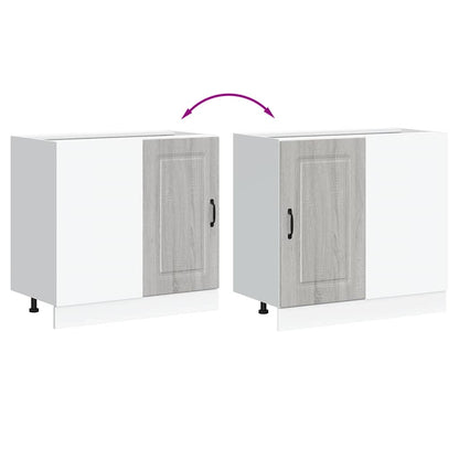 Base da Cucina Kalmar Grigio Sonoma in Legno Multistrato | homemem39