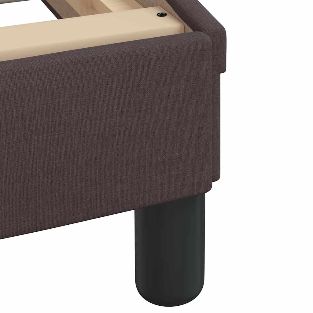 Giroletto senza Materasso Hanko Marrone Scuro 80x200 cm Tessuto | homemem39