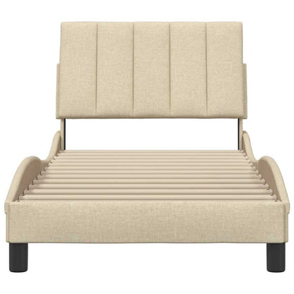 Giroletto senza Materasso Hanko Crema 80x200 cm in Tessuto | homemem39