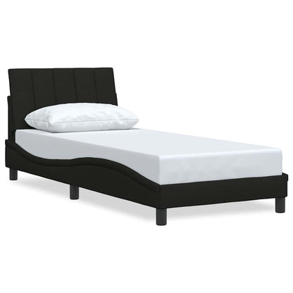 Giroletto senza Materasso Hanko Nero 90x190 cm in Tessuto | homemem39