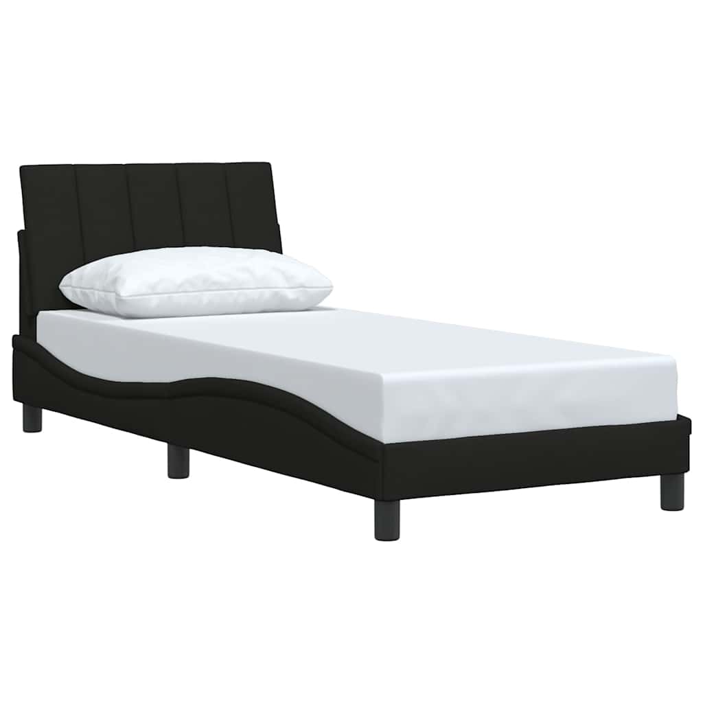 Giroletto senza Materasso Hanko Nero 90x190 cm in Tessuto | homemem39