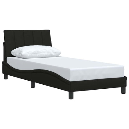 Giroletto senza Materasso Hanko Nero 90x190 cm in Tessuto | homemem39