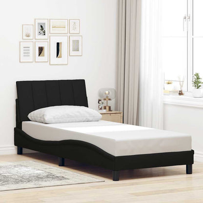 Giroletto senza Materasso Hanko Nero 90x190 cm in Tessuto | homemem39