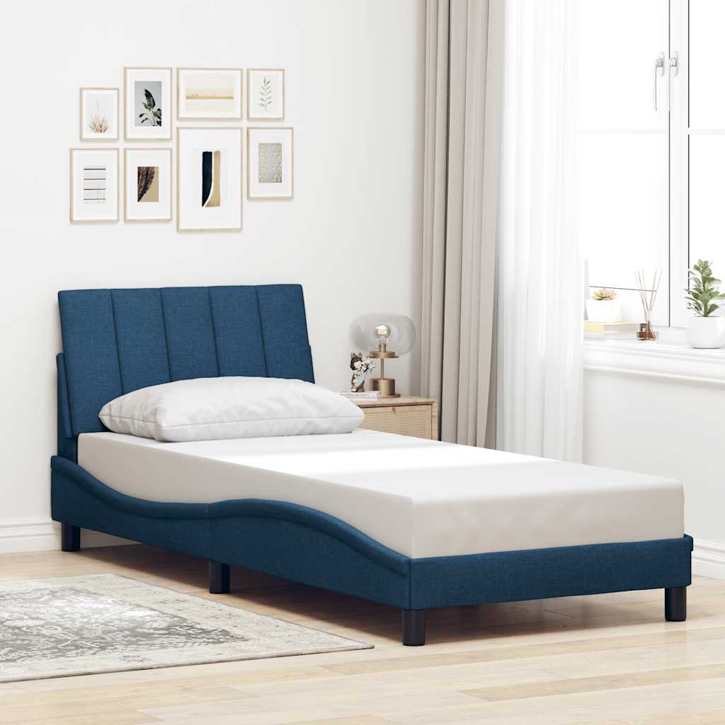Giroletto senza Materasso Blu 90x200 cm in Tessuto - homemem39