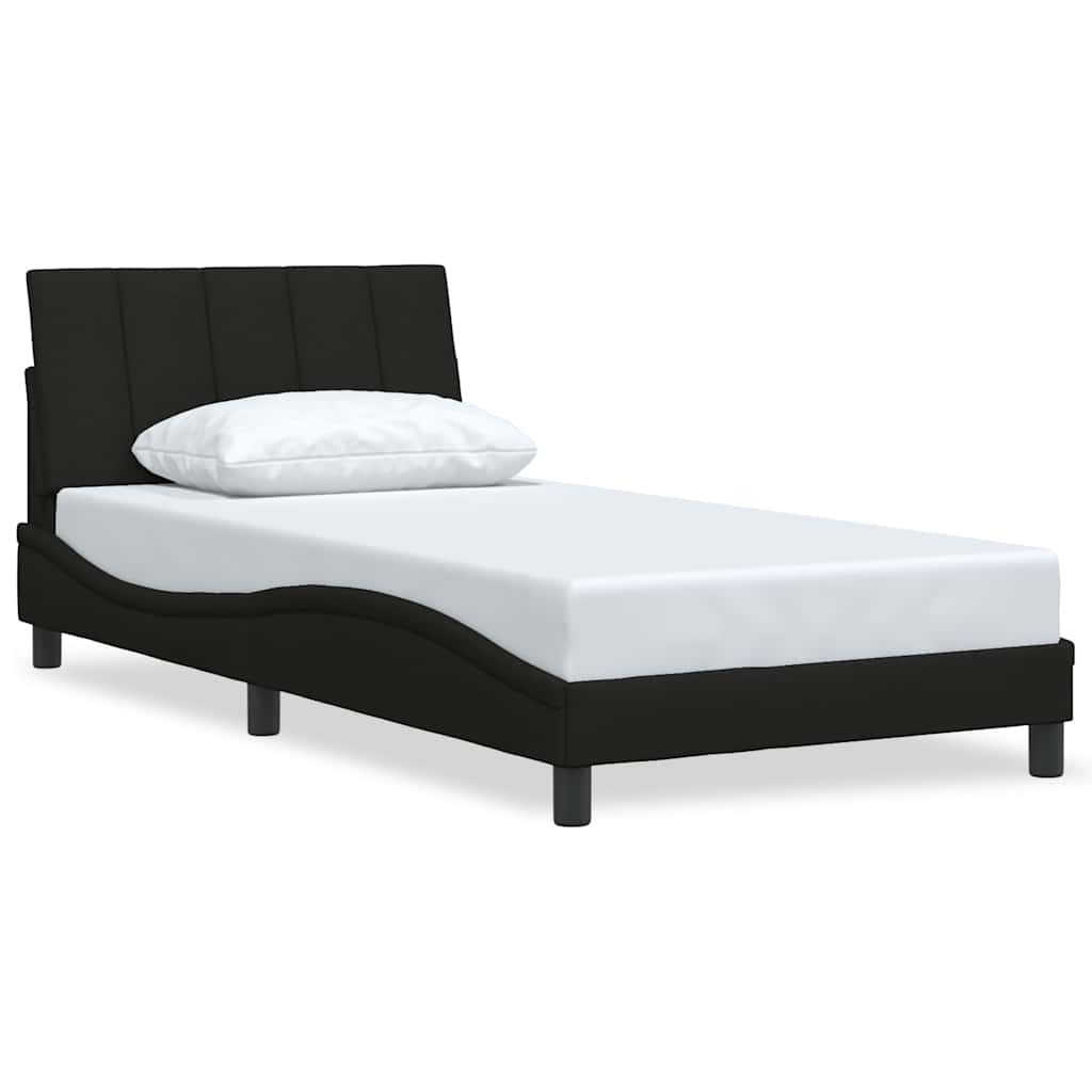 Giroletto senza Materasso Hanko Nero 100x200 cm in Tessuto | homemem39