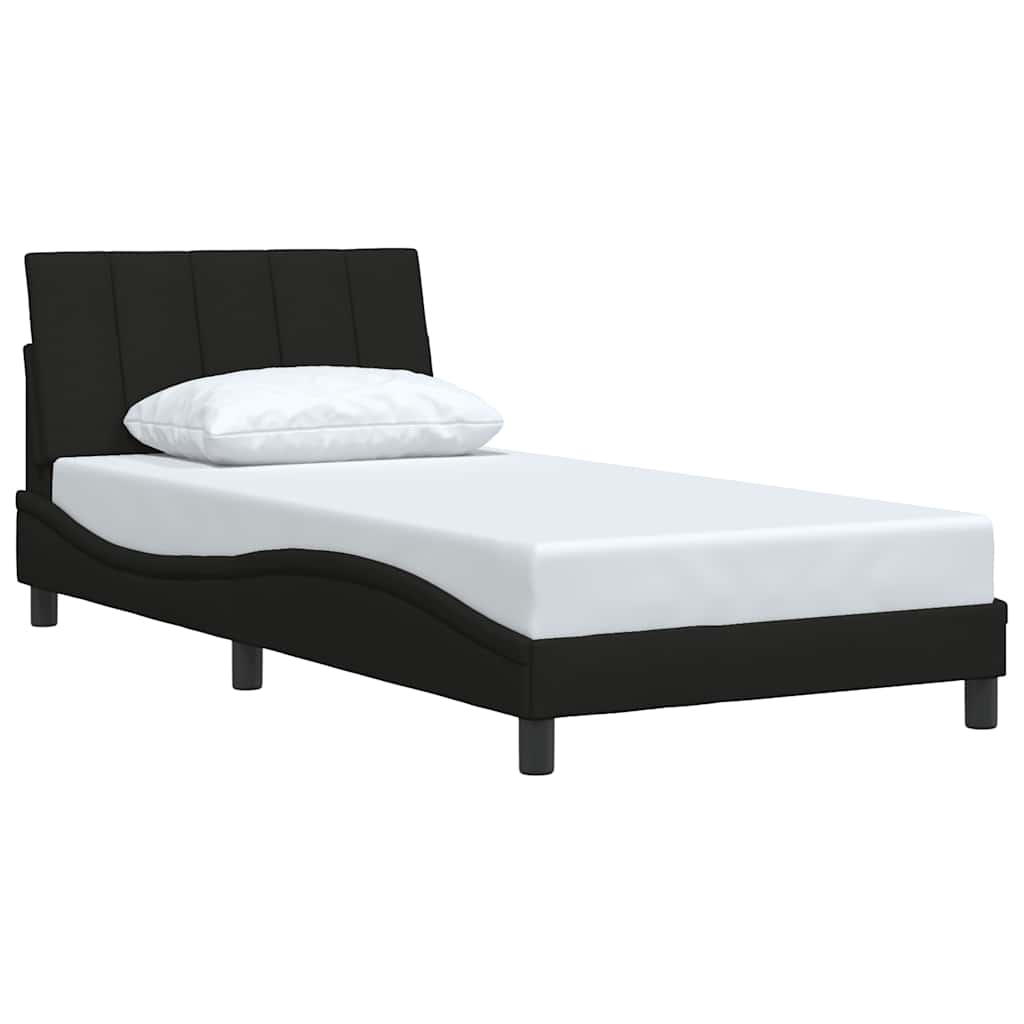 Giroletto senza Materasso Hanko Nero 100x200 cm in Tessuto | homemem39