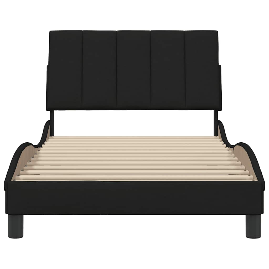 Giroletto senza Materasso Hanko Nero 100x200 cm in Tessuto | homemem39